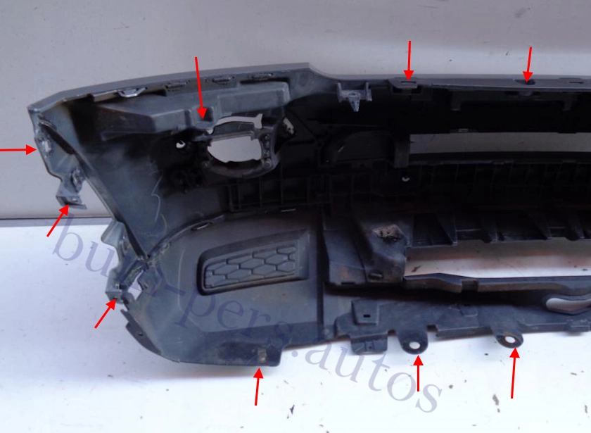 Front bumper mounting points for Land Rover Discovery 4 / LR4 (2009-2016)