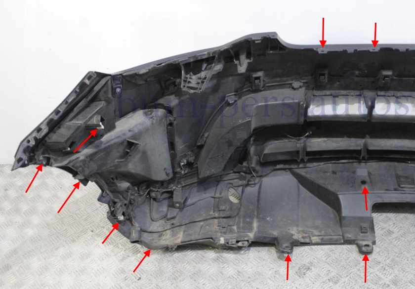 Front bumper mounting points for Land Rover Discovery 5 (2017-2024)