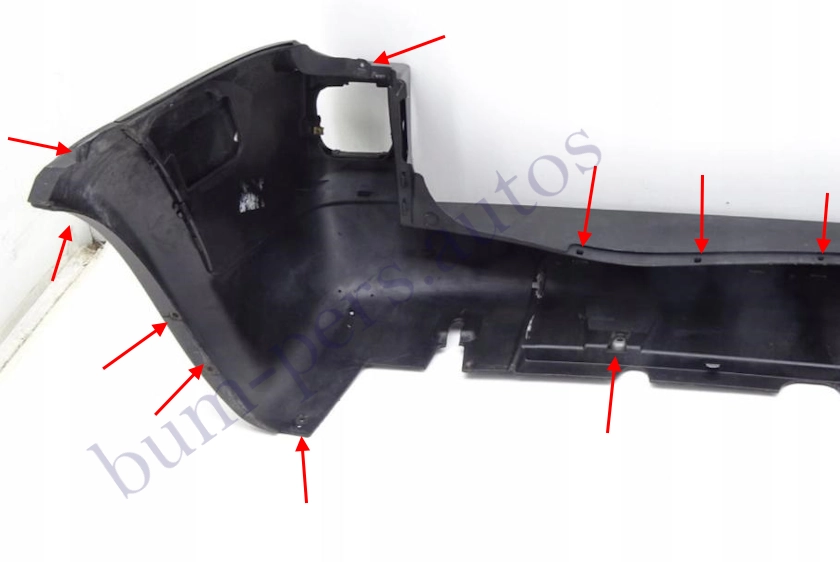 Rear bumper mounting points for Land Rover Freelander I (1997-2006)