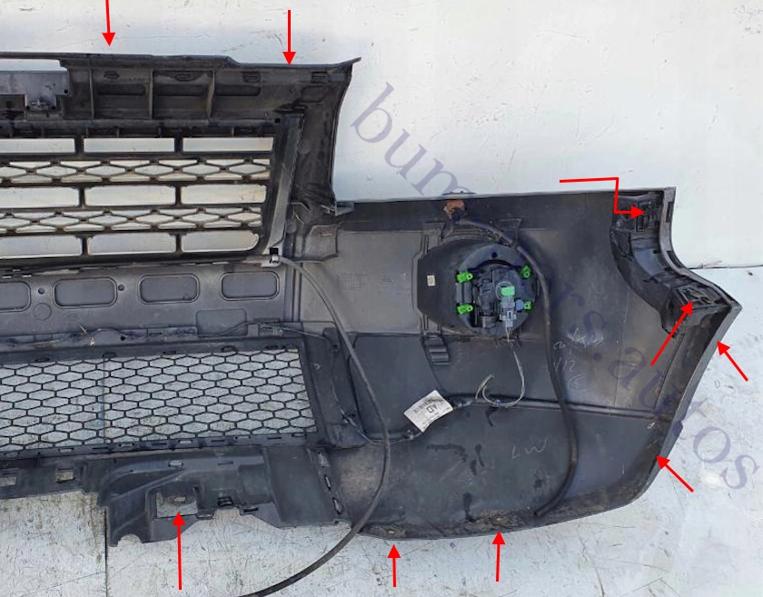 Front bumper mounting points for Land Rover Freelander II / RL2 (2006-2015)