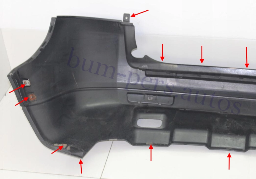 Rear bumper mounting points for Land Rover Freelander II / RL2 (2006-2015)