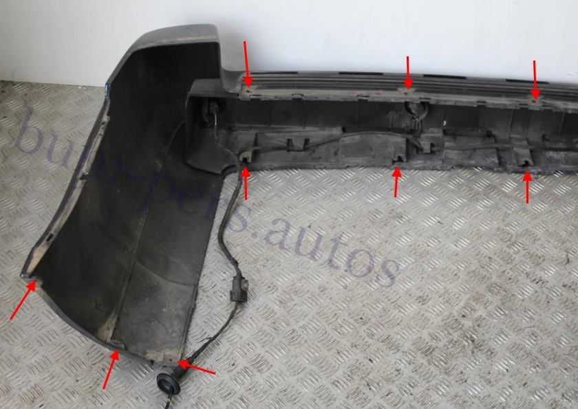 Rear bumper mounting points for Range Rover 3 (L322) (2001-2012)