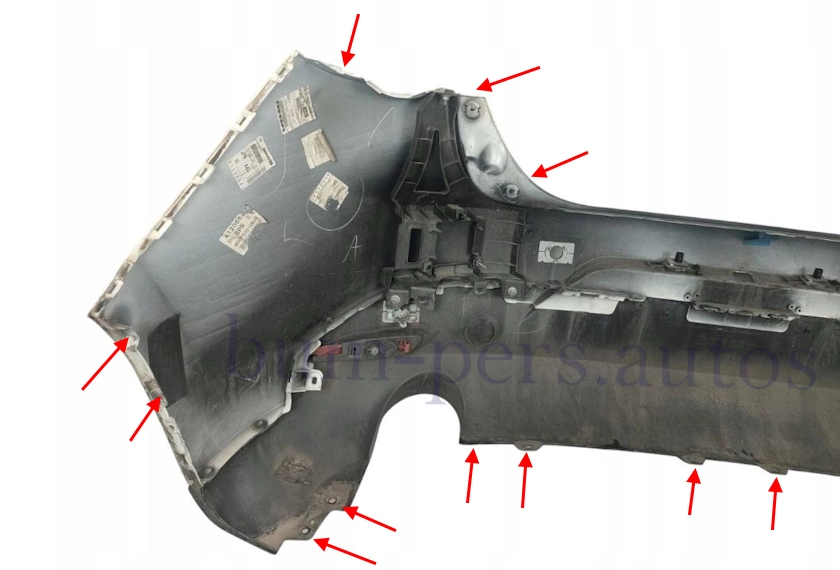 Rear bumper mounting points for Mazda 3 MK4 (2019-2025)