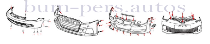 Instructions for removing bumpers